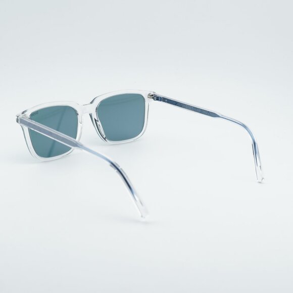 Dior INDIOR S1I 85B7 Sunglasses Transparent Square Frame, Blue Lenses main image 7